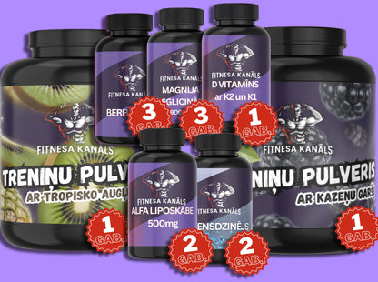 3 Mēnešu komplekts svara zaudēšanai ar proteīnu