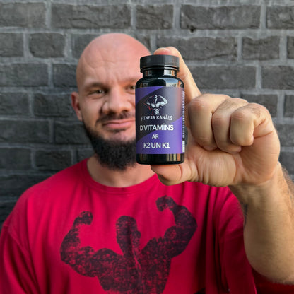 D vitamīns ar K2 un K1 250 kapsulas