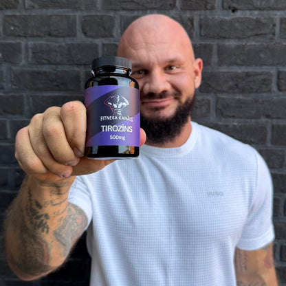 Tirozīns 500mg 120 kapsulas
