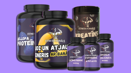 Komplekts muskuļu masai un spēkam