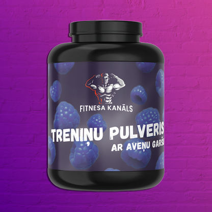 Liellopa proteīns - Treniņu pulveris ar aveņu garšu