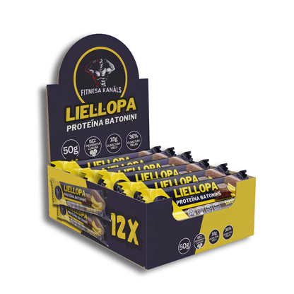 12-pack - Beef protein bar banana chocolate